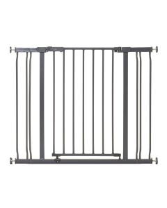 Ava Pressure Mounted Security Gate w/ Extensions, Charcoal