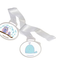 Owl and Whale Pacifier Holders - 2 Pack