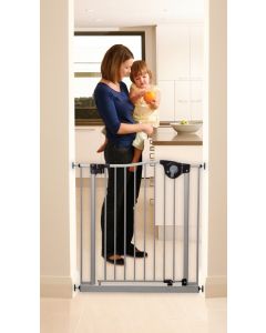 Empire Magnetic Auto Close Security Gate with Smart Stay-Open Feature - Silver color