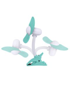 EZY-Fit Clip-On Fan, Aqua