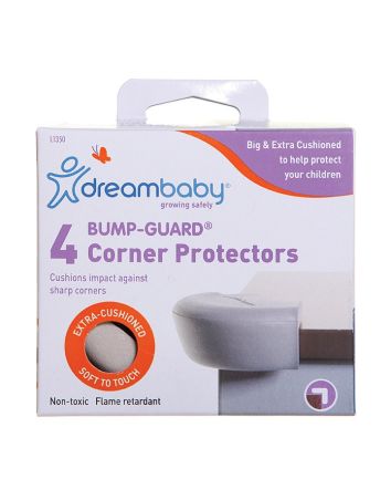 BUMP-GUARD® CORNER PROTECTORS 4 PK - GREY