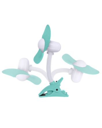 EZY-Fit Clip-On Fan, Aqua