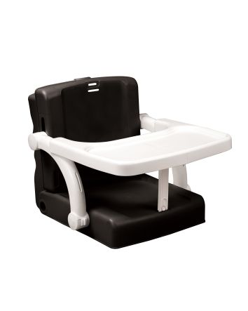 Portable Booster Hi Seat - Black / White