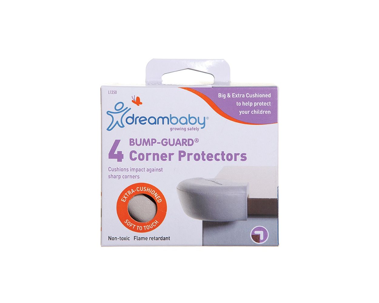 Dreambaby 4 Child Safety Table Corner Cushions Pad Baby Edge Protection Kids Guard New